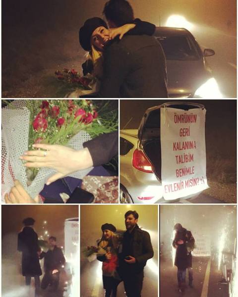Bagaja yazılı evlenme teklifi
