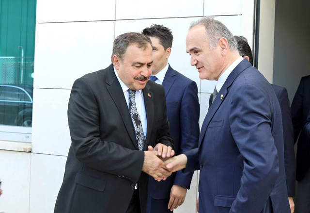 Bakan Eroğlu’ndan Bakan Özlü’ye hayırlı olsun ziyareti