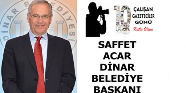 Başkan Acar 10 Ocak çalışan Gazeteciler Gününü kutladı