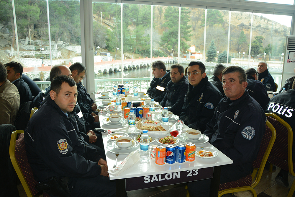 Başkan Acar, Dinar polis teşkilatını ağırladı
