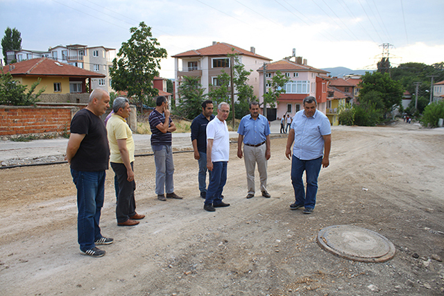 Başkan Acar yollarda incelemelerde bulundu