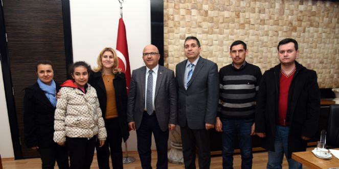 Başkan Çoban'a Teşekkür Ziyareti