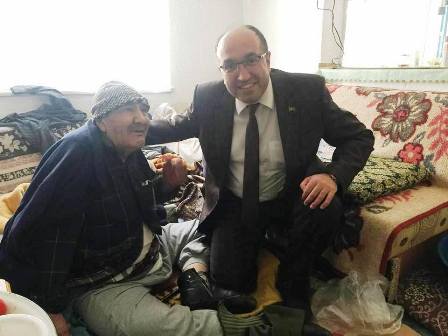 Başkan Çöl’den hasta ve yaşlılara ziyaret