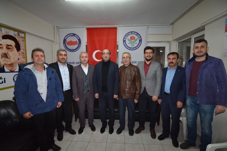 Başkan Mustafa Çöl’den Eğitim Bir-Sen’e Ziyaret