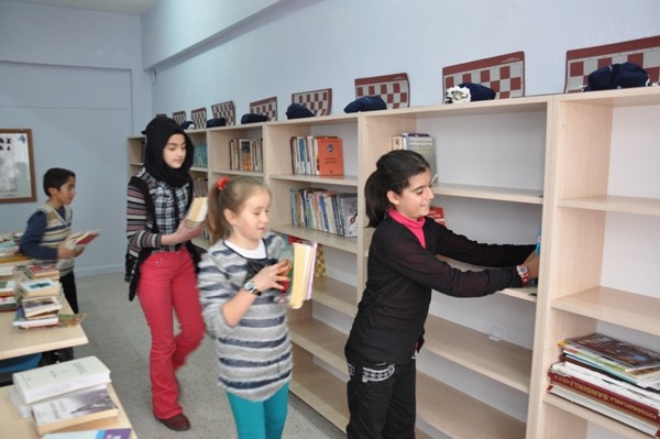 Bekteş Köyü’nde kütüphane kuruldu