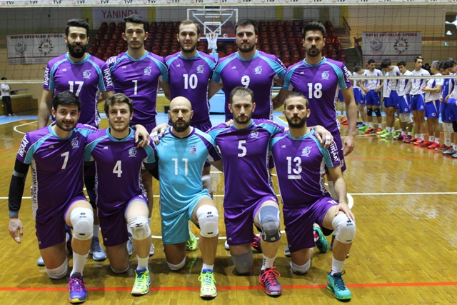 Belediye voleybol’da Grubunda üçüncü sırada