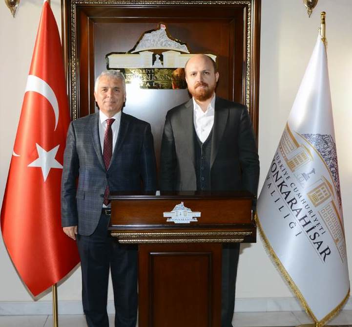 Bilal Erdoğan'dan Vali Aziz Yıldırım'a Ziyaret.