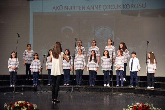 Bin 300 çocuk AKÜ 9. Ulusal Çocuk Koroları Şenliğinde buluştu