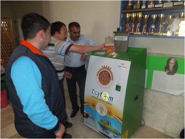 Bitkisel atık yağ projesi sona erdi