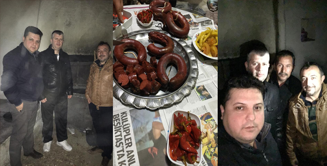 Bu da bizimkilerin sucuk gömmesi