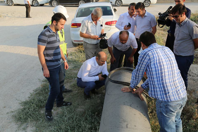 Çay Barajı içe suyu hatlarının döşenmesine başlandı