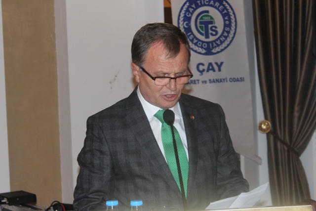 ÇAY TSO Başkanı Kaygısız, üyeleri adına teşekkür etti