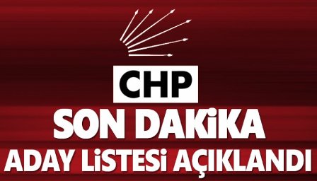 CHP Afyonkarahisar Milletvekili Kesin Aday Listesi açıklandı