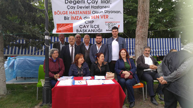 CHP, bölge hastanesi için imza kampanyası başlattı