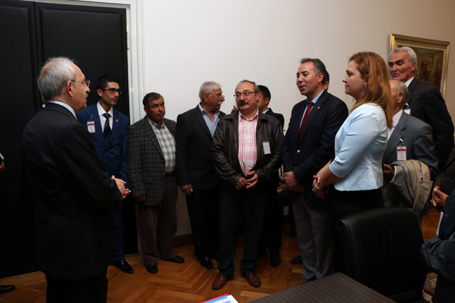 CHP Bolvadin Teşkilatı Kılıçdaroğlu ile görüştü