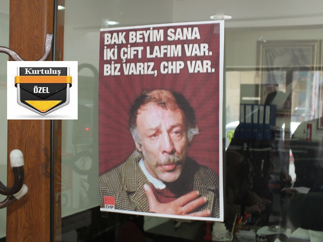 CHP’den ilginç afiş