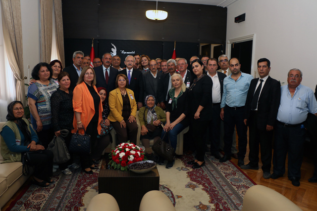 CHP Dinar İlçe Örgütü Kılıçdaroğlu’nu ziyaret etti