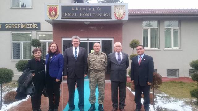 CHP İl Başkanı Demirkırkan, Tuğgeneral Gülmez'i ziyaret etti