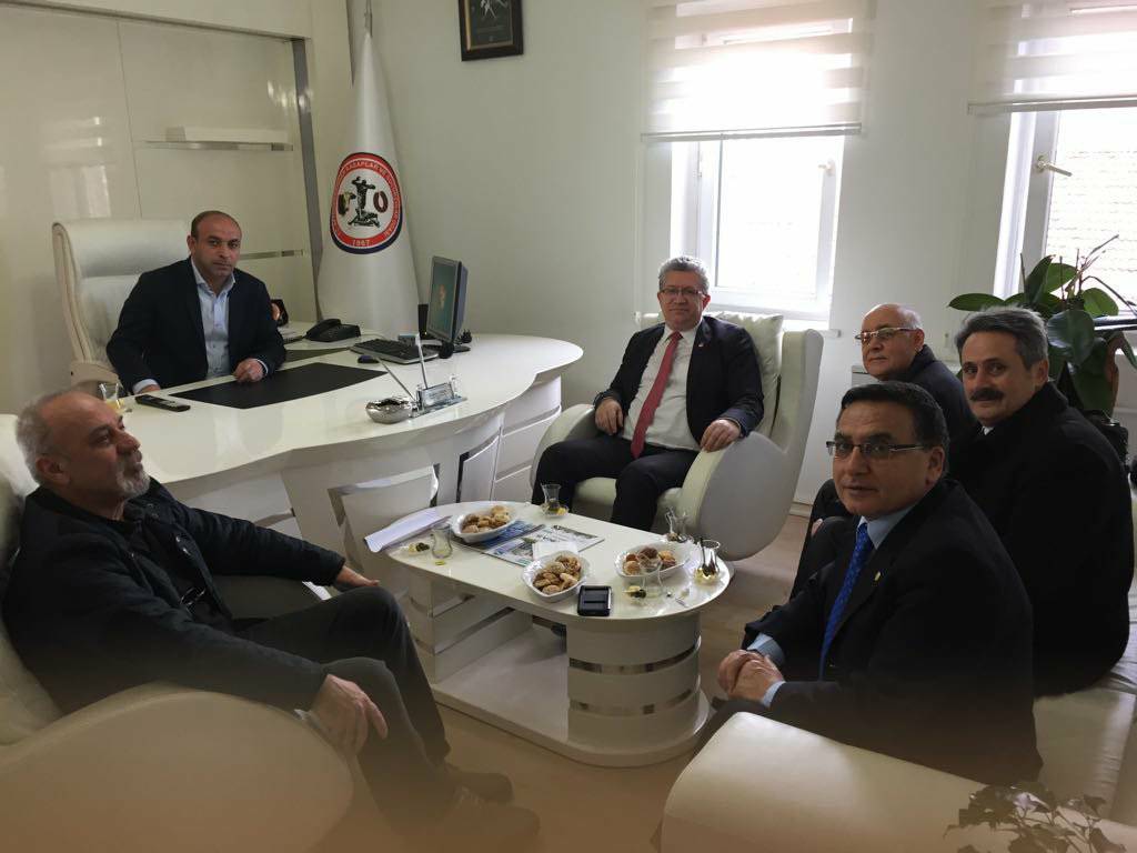 CHP il yönetiminden yeni seçilen oda başkanlarına ziyaret