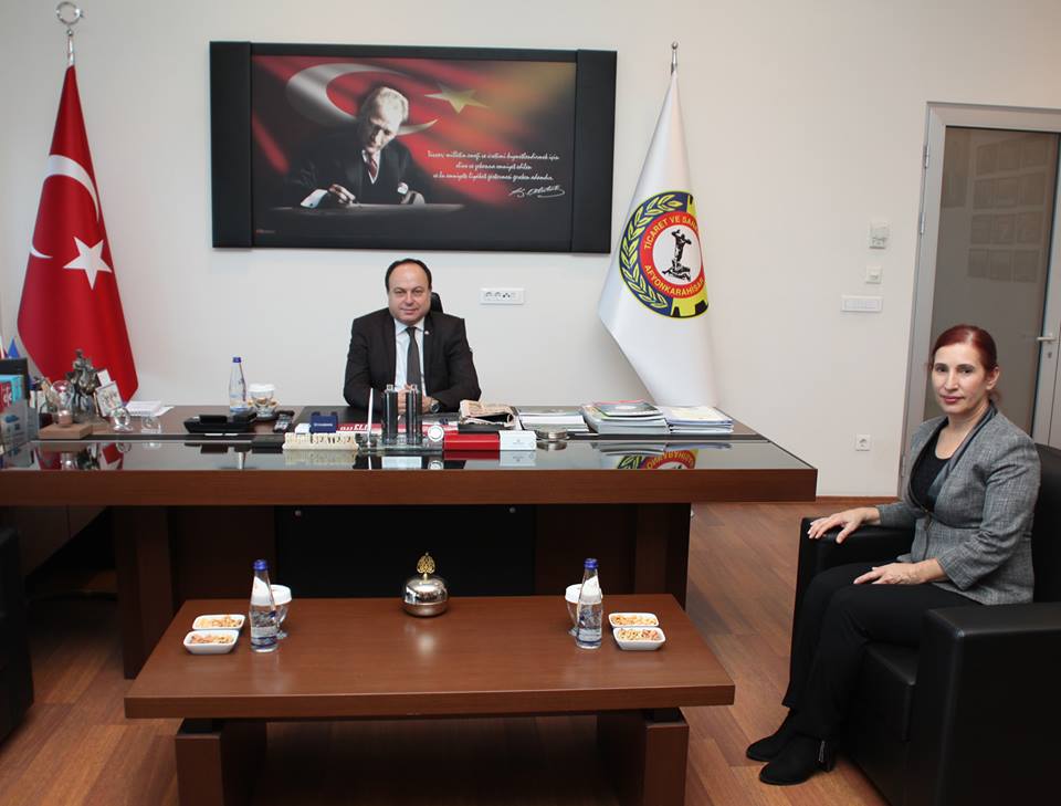 Cumhurbaşkanlığı İletişim Başkanlığı İl Müdürü Burcu, Serteser’i Ziyaret Etti