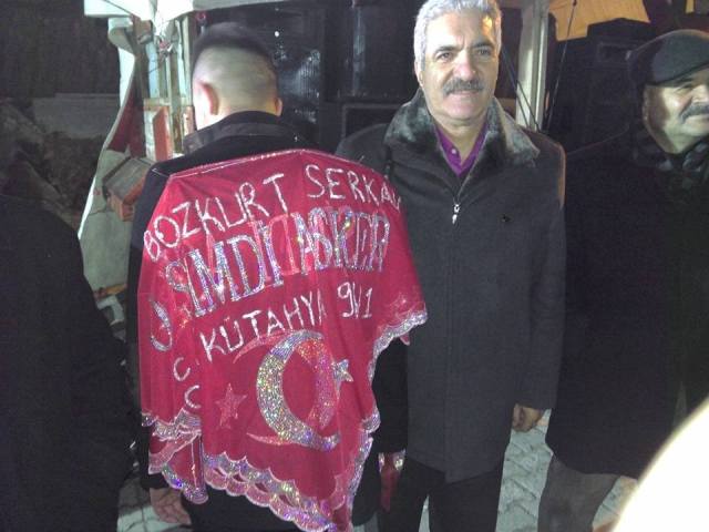 Demirel Seydiler’de asker uğurlama törenine katıldı