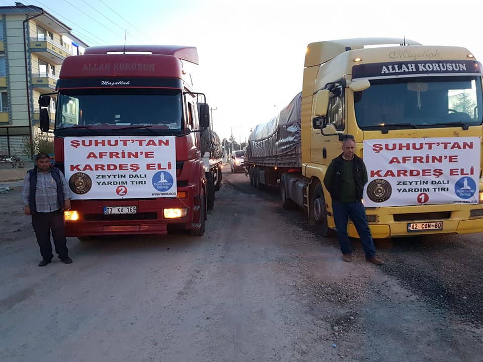  Deniz Feneri Afrin Halkına Şuhut Patatesi Gönderdi