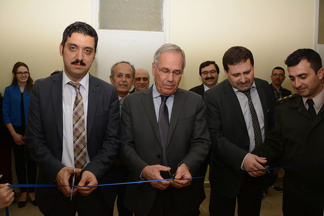 Dinar MYO yabancı dil laboratuvarı açıldı