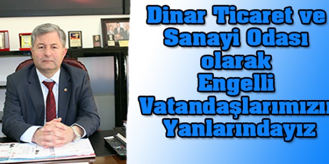 DİTSO; engelli vatandaşlarımızın yanındayız