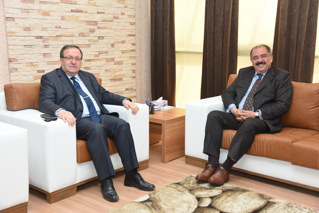 Dr. Telek’ten Rektör Solak’a ziyaret