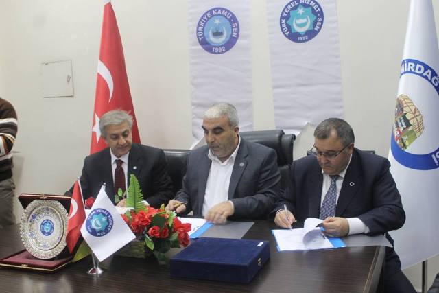 Emirdağ Belediyesi’nde sosyal denge sözleşmesi