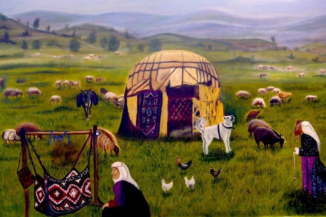 Emirdağlı kadın ressam Belçika'da göç konulu sergi açıyor