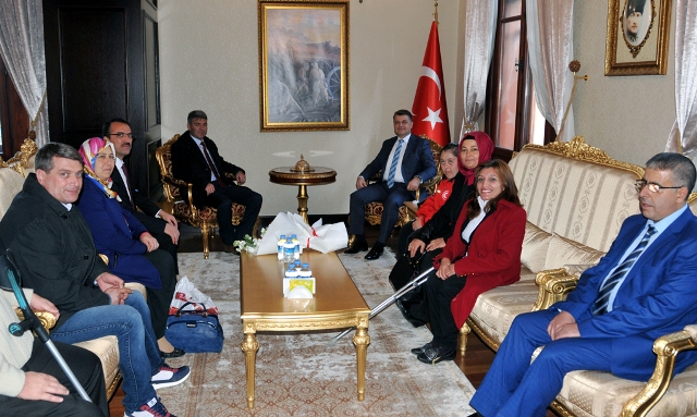 Engelliler, Vali Yardımcısı Erhan Günay’ı ziyaret etti